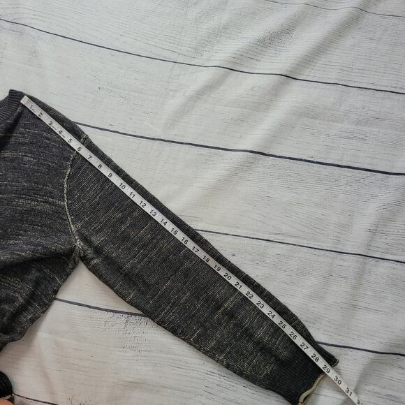 Denim & Supply Ralph Lauren Size M Marled Gray Wool Blend Sweater Pullover - Picture 5 of 7